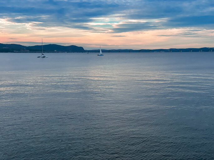 Hudson River view from Piermont NY